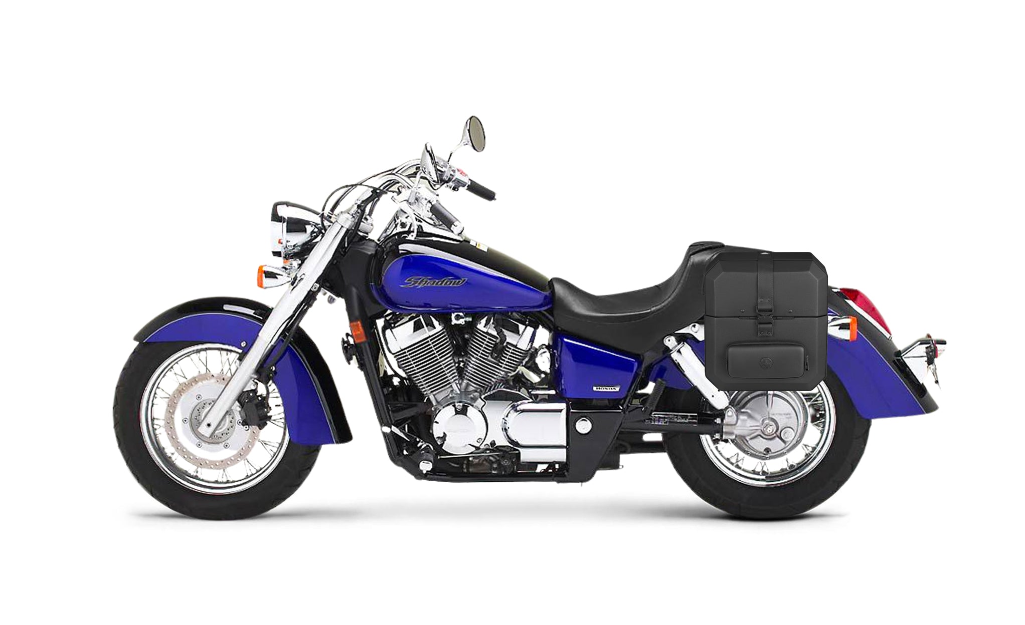 15L - Outlaw Quick Mount Medium Honda 750 Shadow Aero Hard Solo Saddlebag (Left Only) @expand