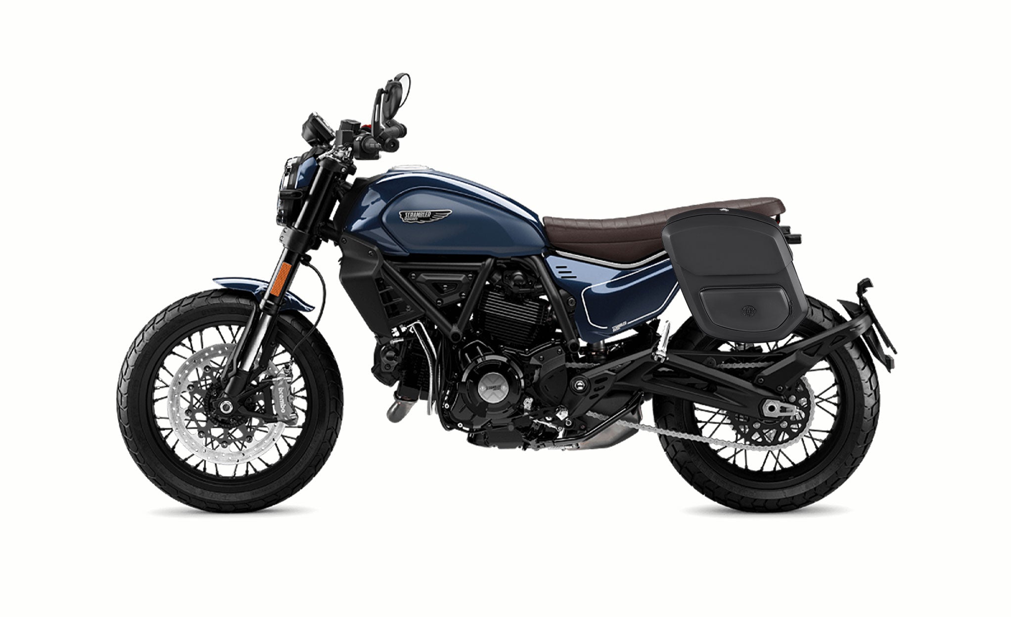 20L - Ironclad Quick Mount Medium Ducati Scrambler (2023+) Hard Solo Saddlebag (Left Only) @expand