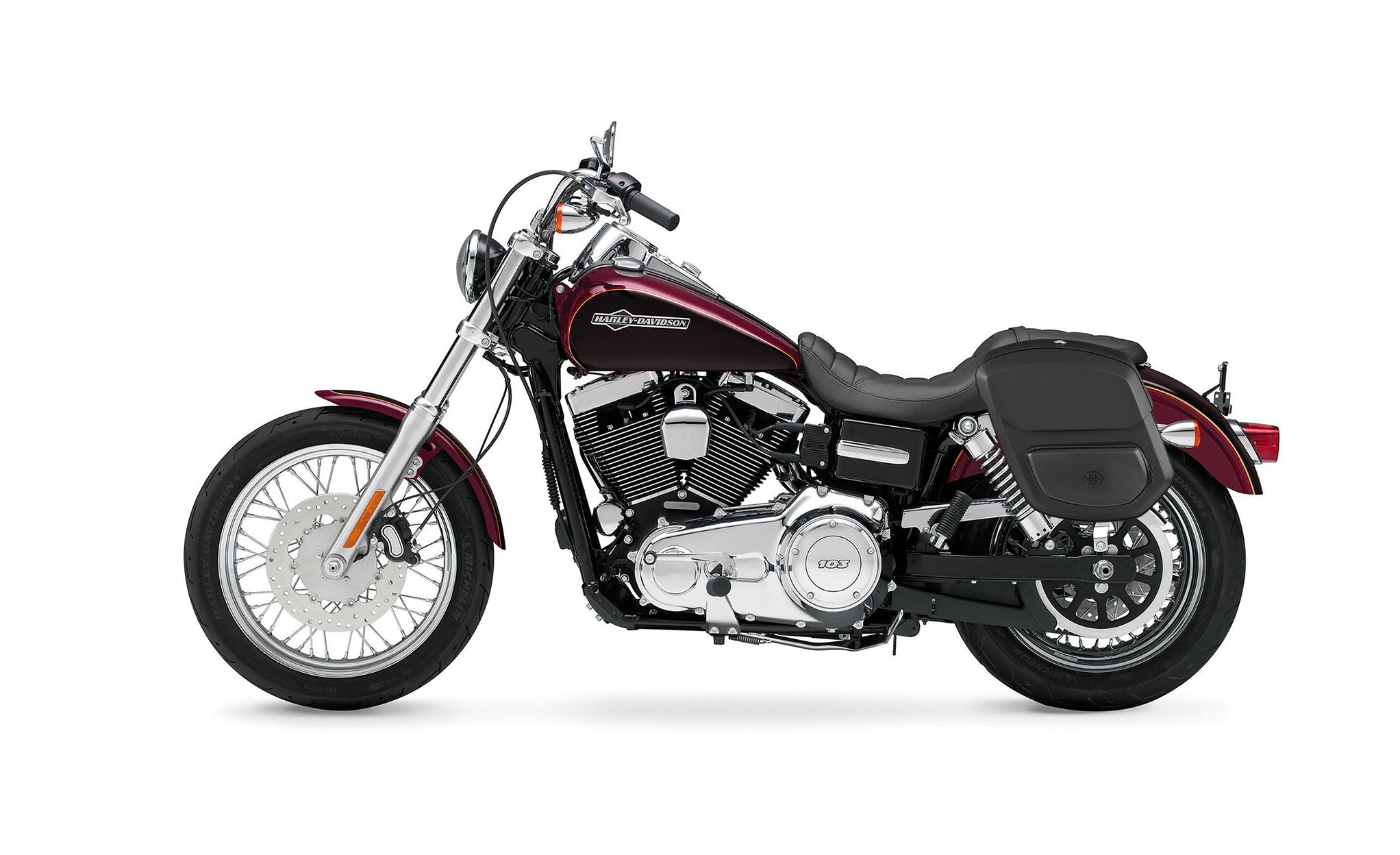 20L - Ironclad Quick Mount Medium Harley Dyna Super Glide FXD Hard Solo Saddlebag (Left Only) @expand