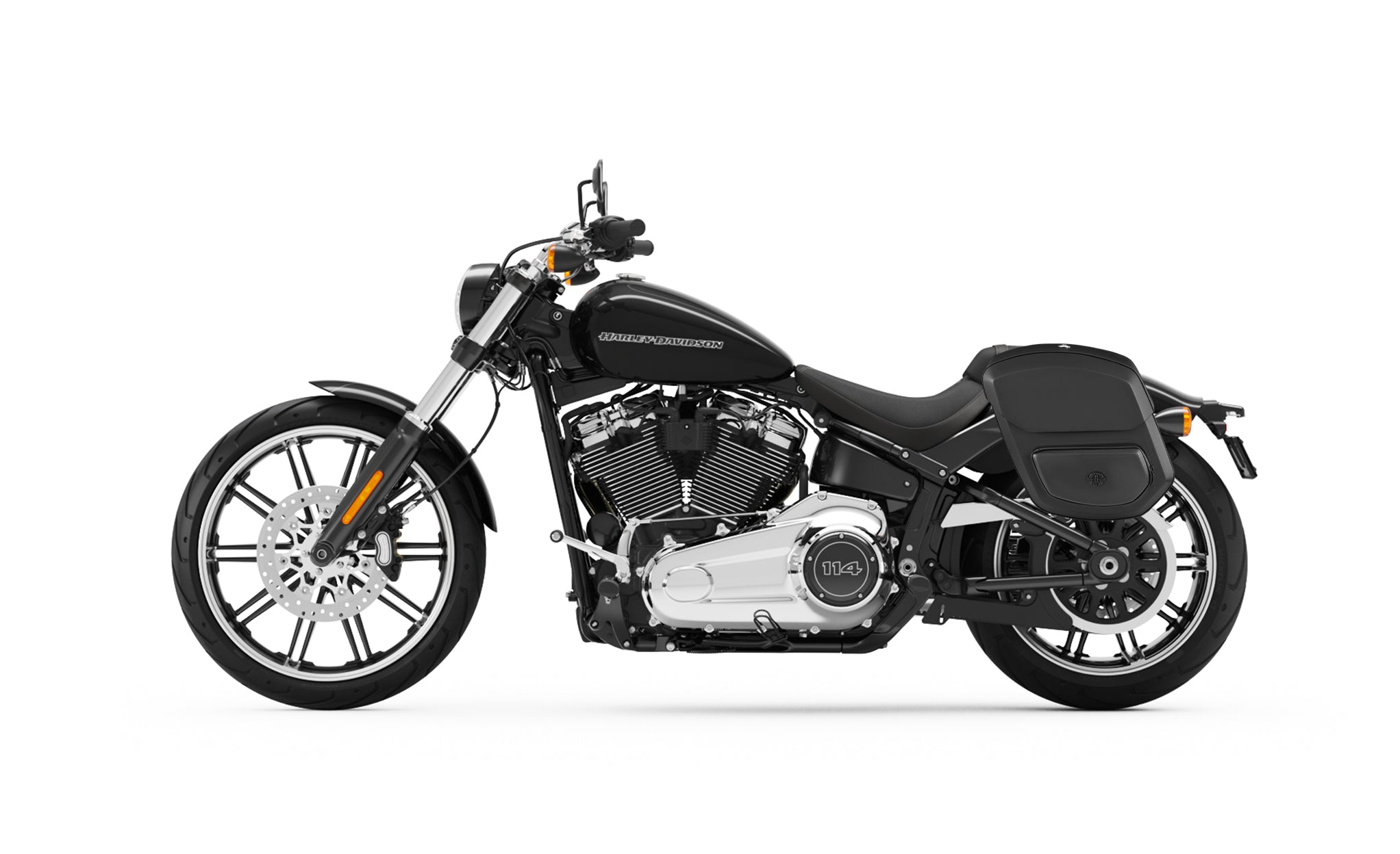 20L - Ironclad Quick Mount Medium Harley Softail Breakout FXBR/S Hard Solo Saddlebag (Left Only) @expand