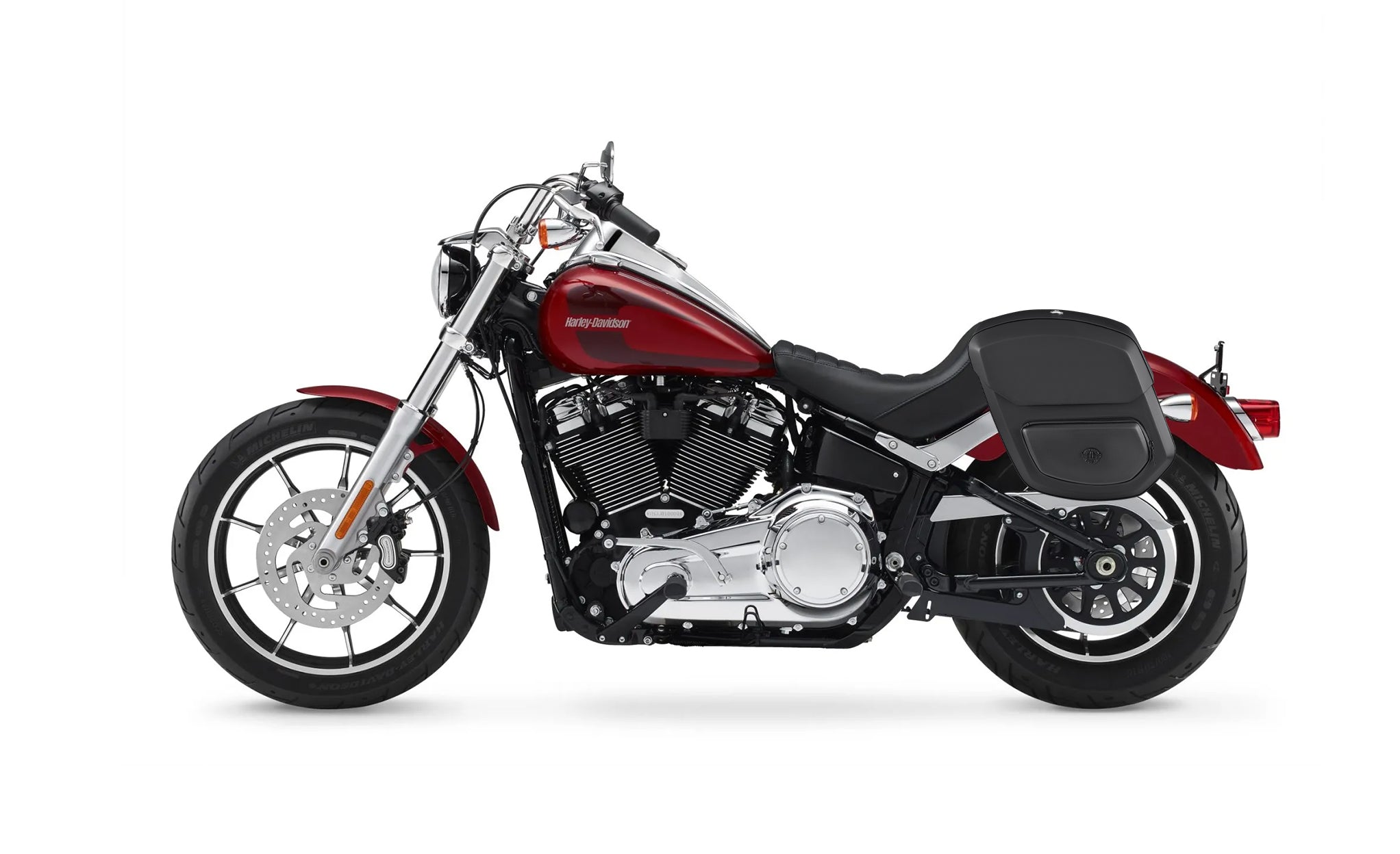 20L - Ironclad Quick Mount Medium Harley Softail Low Rider FXLR Hard Solo Saddlebag (Left Only) @expand