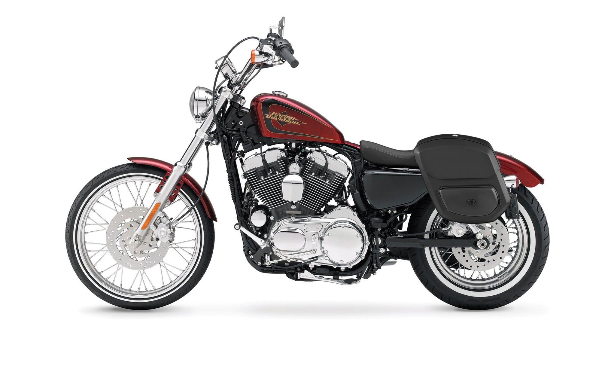 20L - Ironclad Quick Mount Medium Harley Sportster Seventy Two 72 Hard Solo Saddlebag (Left Only) @expand