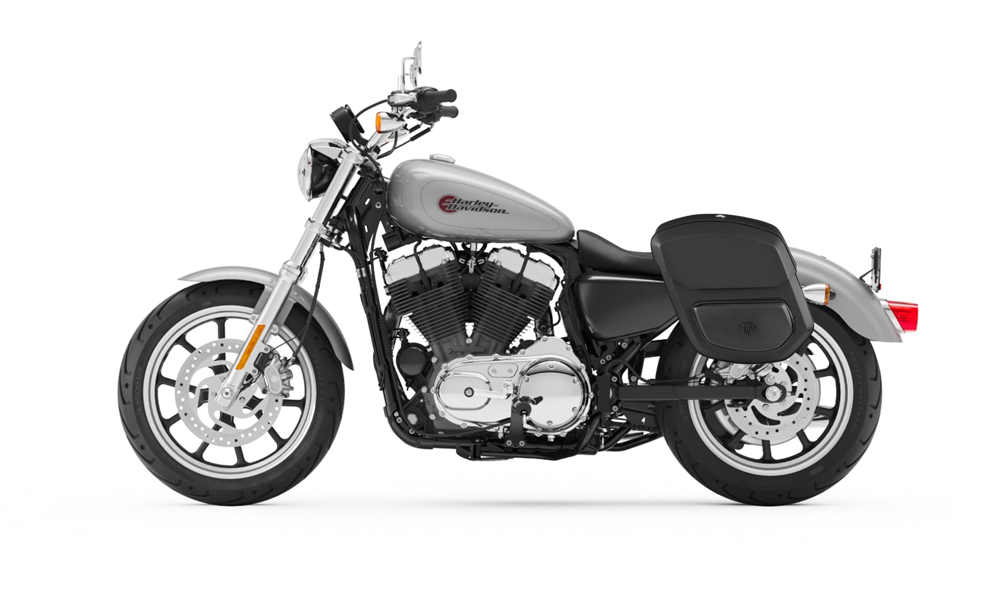 20L - Ironclad Quick Mount Medium Harley Sportster Superlow Hard Solo Saddlebag (Left Only) @expand