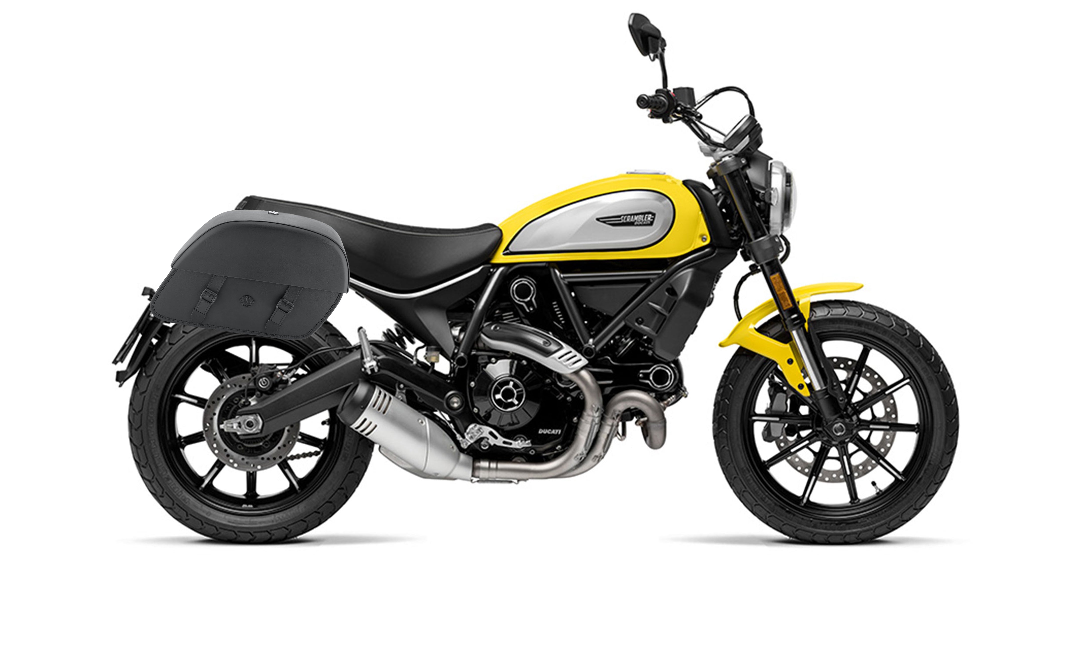 28L - Baelor Medium Quick Mount Ducati Scrambler (2018-2022) Motorcycle Saddlebags @expand