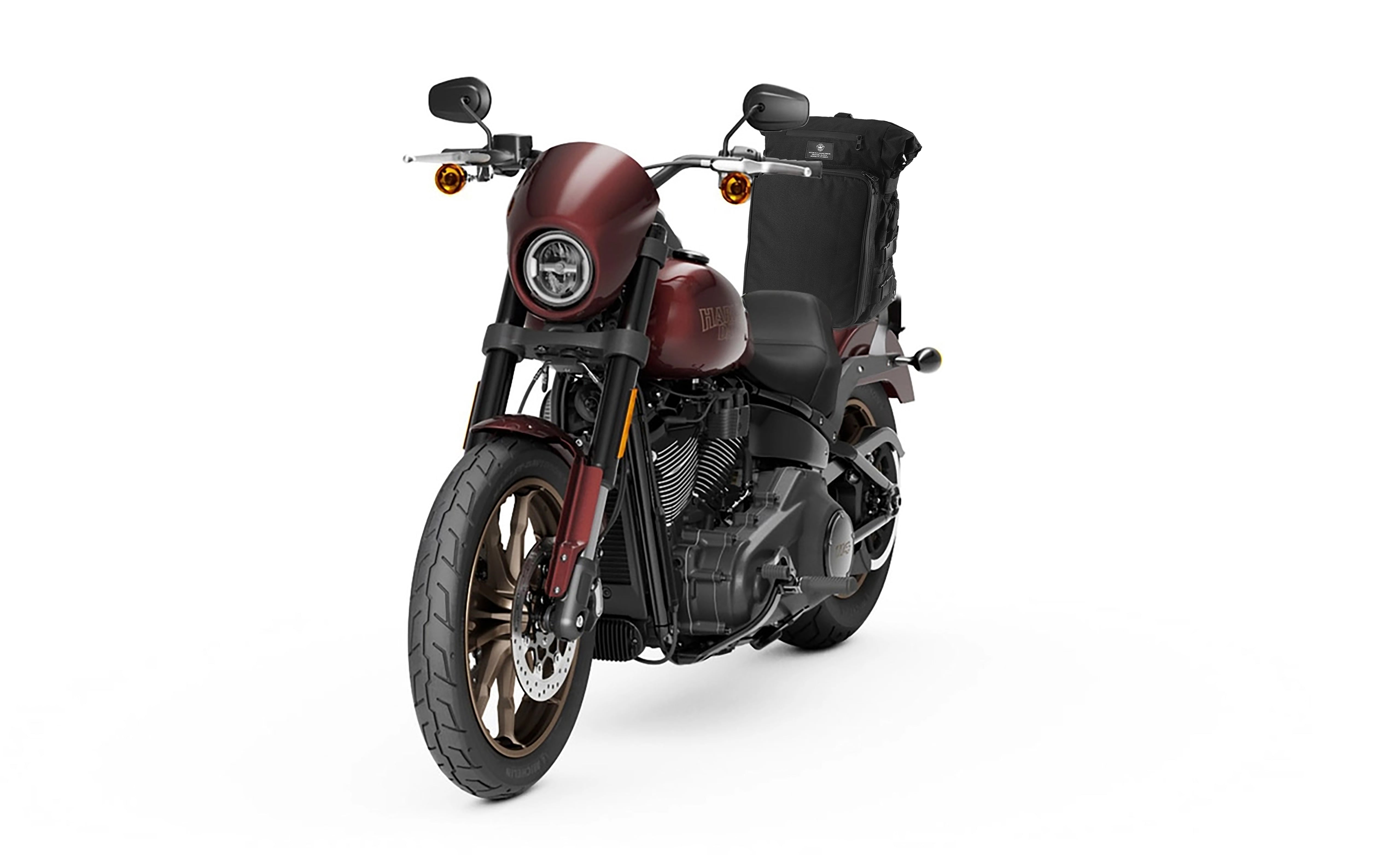 32L - Renegade XL Ducati Motorcycle Sissy Bar Bag on Bike @expand