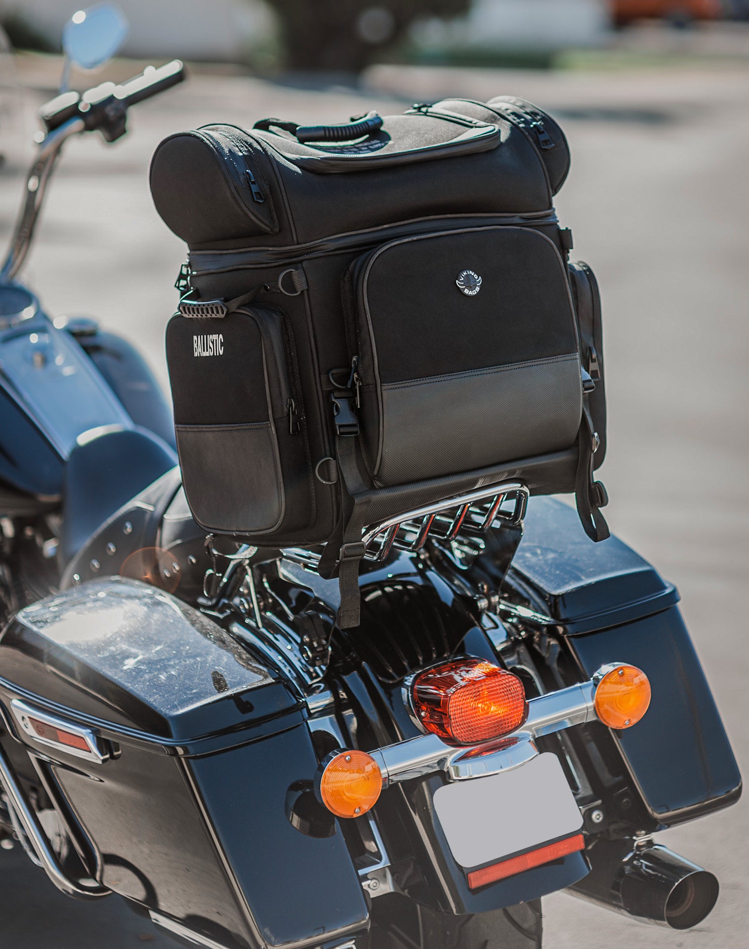 57L - Voyage Premium XL Royal Enfield Motorcycle Tail Bag v3