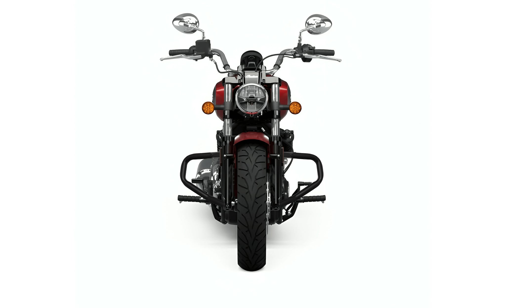 Viking Cherokee Indian Scout Bobber Crash Bar/Engine Guard Gloss Black @expand