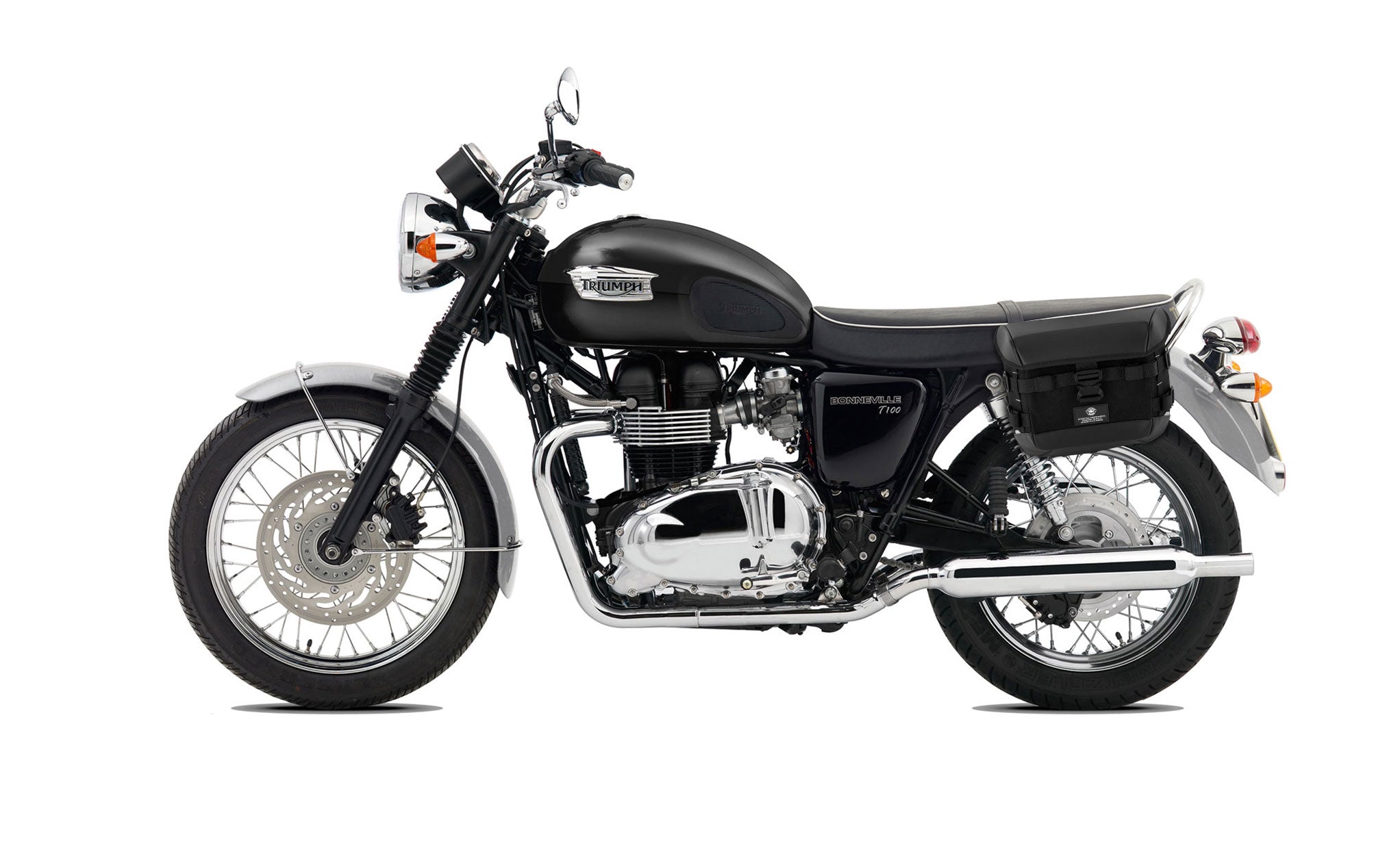 10L - Incognito Quick Mount Small Triumph Bonneville T120 Solo Saddlebag (Left Only) @expand