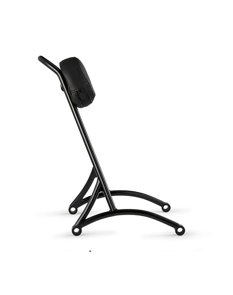 Viking Iron Born 13" Sissy Bar with Backrest Pad for Harley Sportster 883 Low XL883L Gloss Black