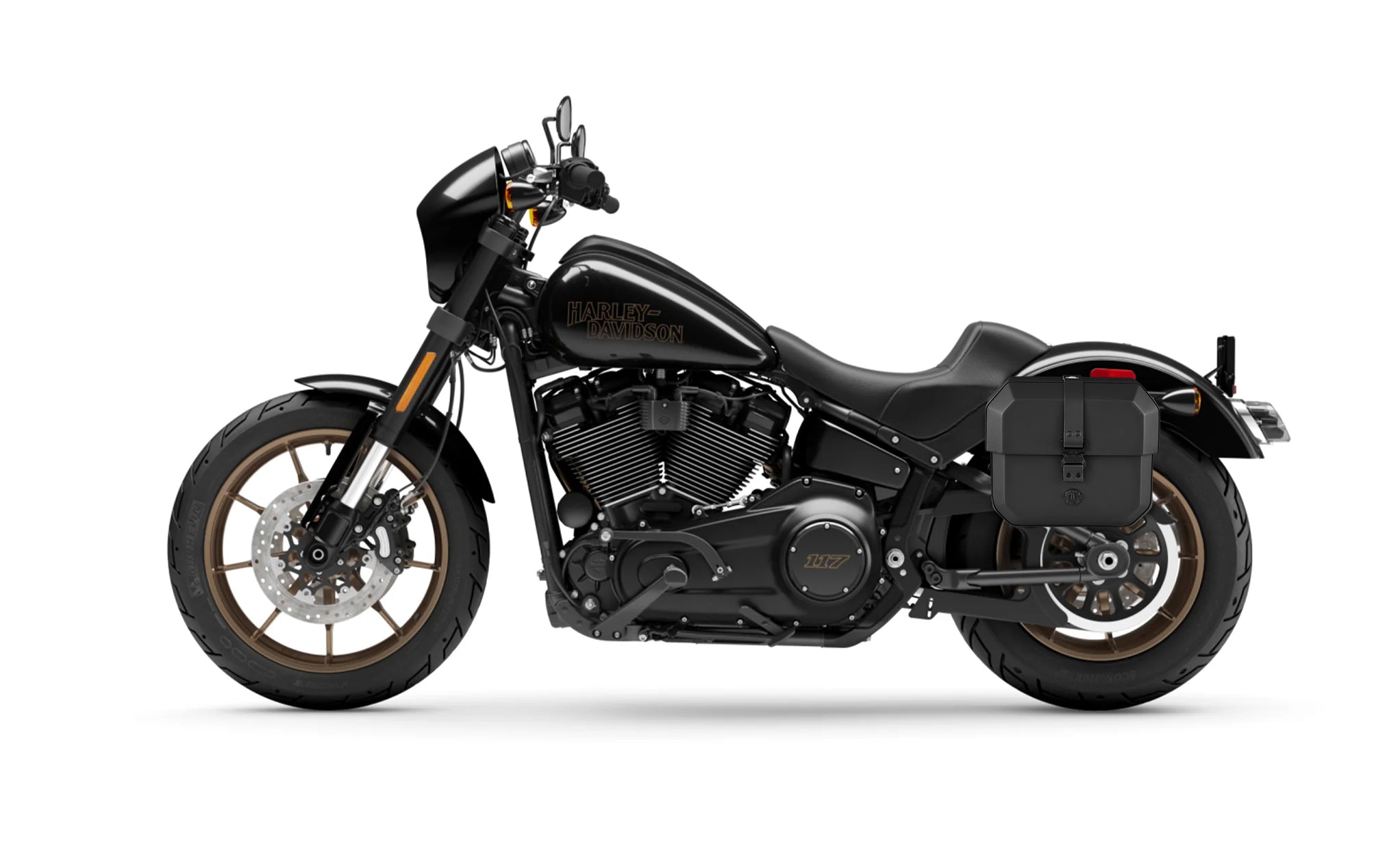 viking-outlaw-10-liters-small-quick-mount-harley-softail-low-rider-s-fxlrs-hard-solo-saddlebag-left-only @expand
