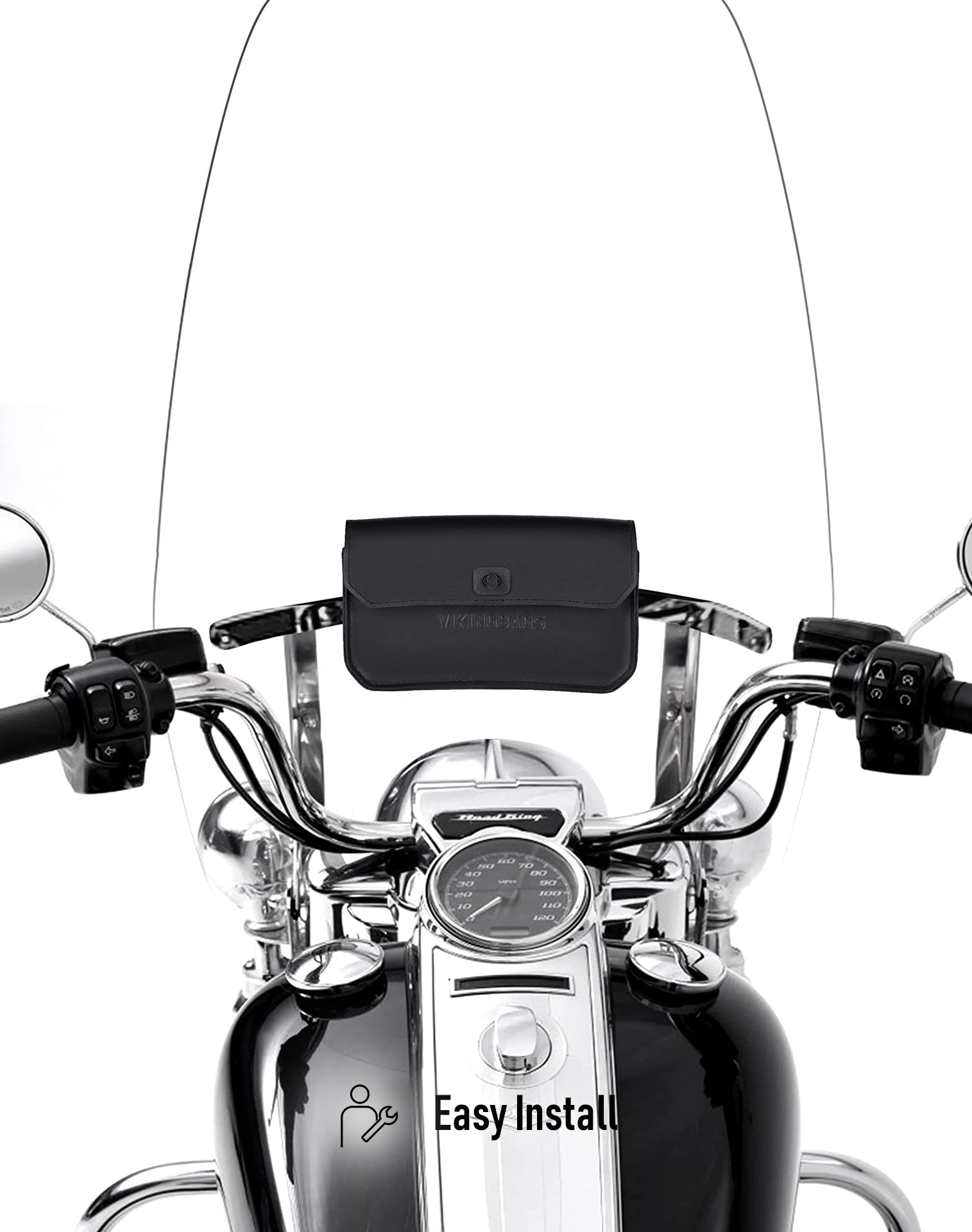 Viking Premium Motorcycle Windshield Bag