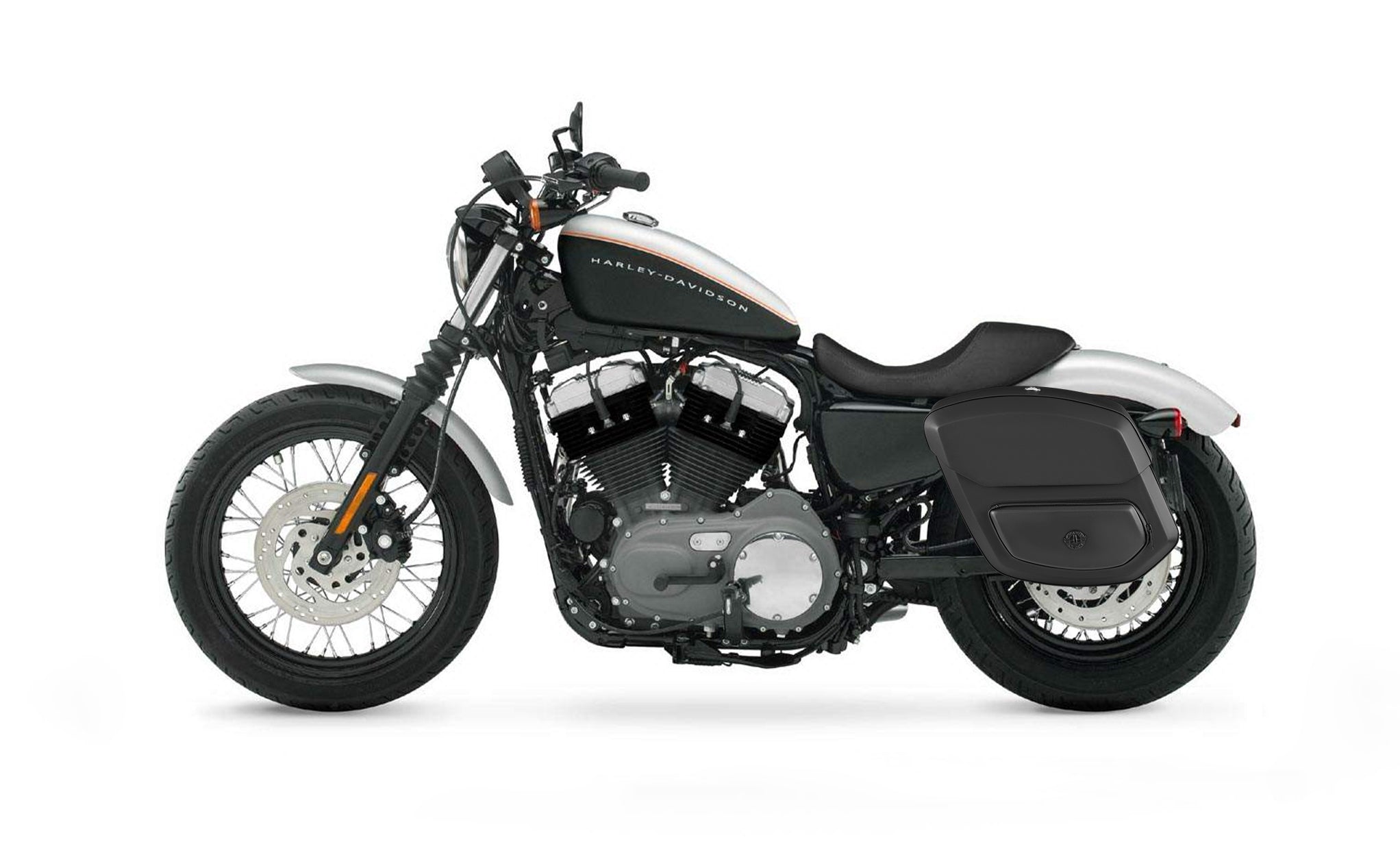 Viking 20L Ironclad Quick Mount Medium Harley Sportster 1200 Nightster Xl1200N Solo Hard Saddlebag Left Only Bag on Bike @expand