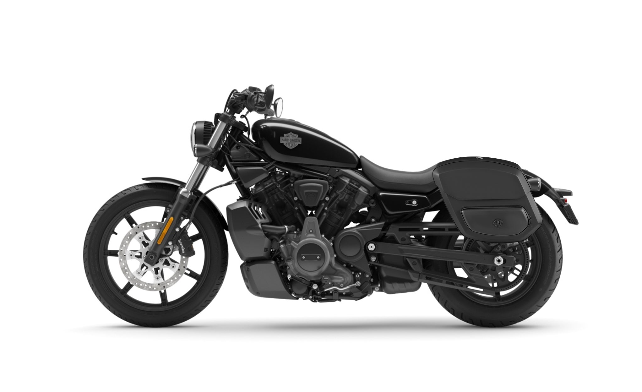 Viking 20L Ironclad Quick Mount Medium Harley Sportster Nightster 2024 Solo Hard Saddlebag Left Only Bag on Bike @expand