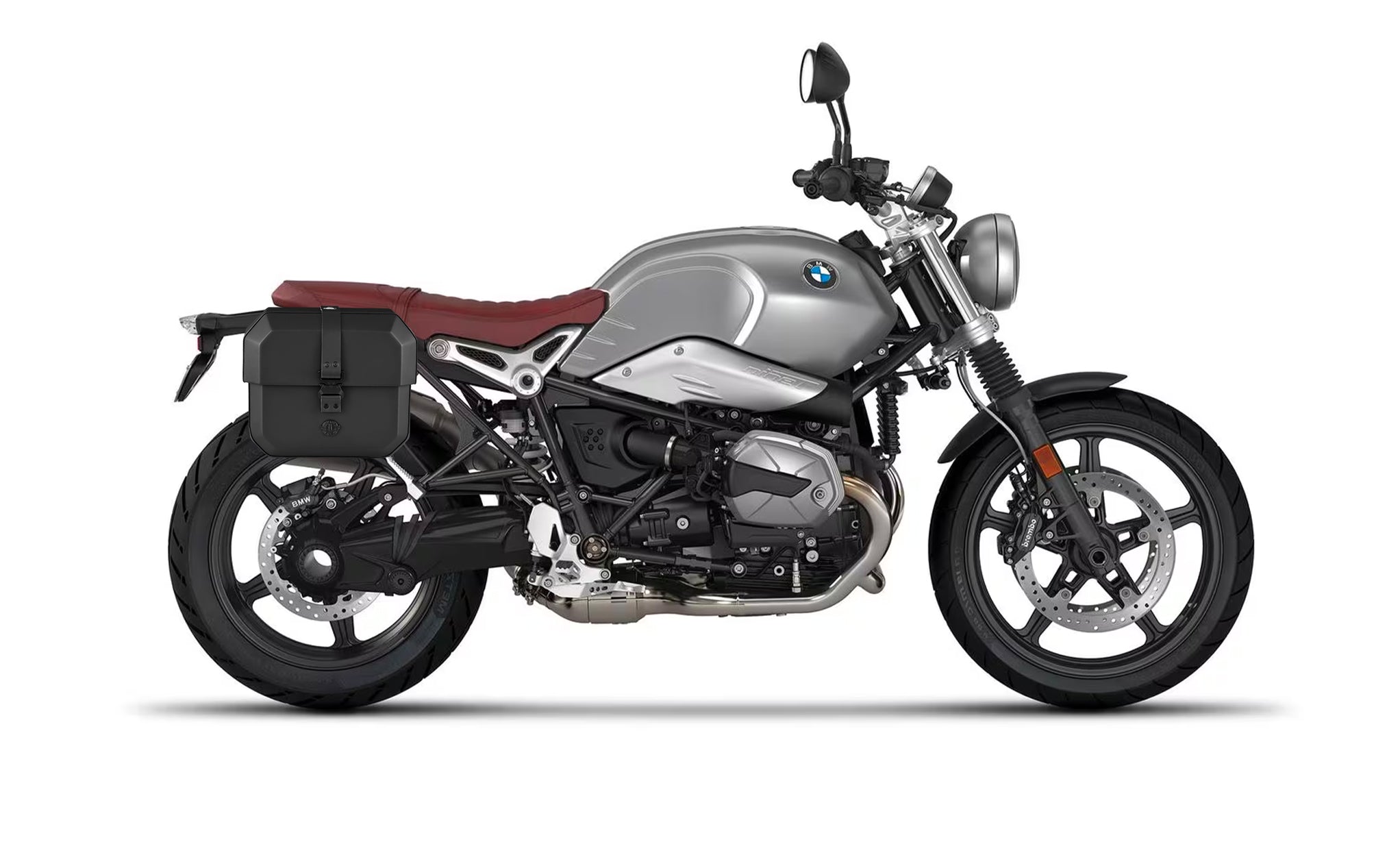 Viking 10L Outlaw Quick Mount Small Bmw R Ninet Hard Solo Saddlebag Right Only Bag on Bike @expand