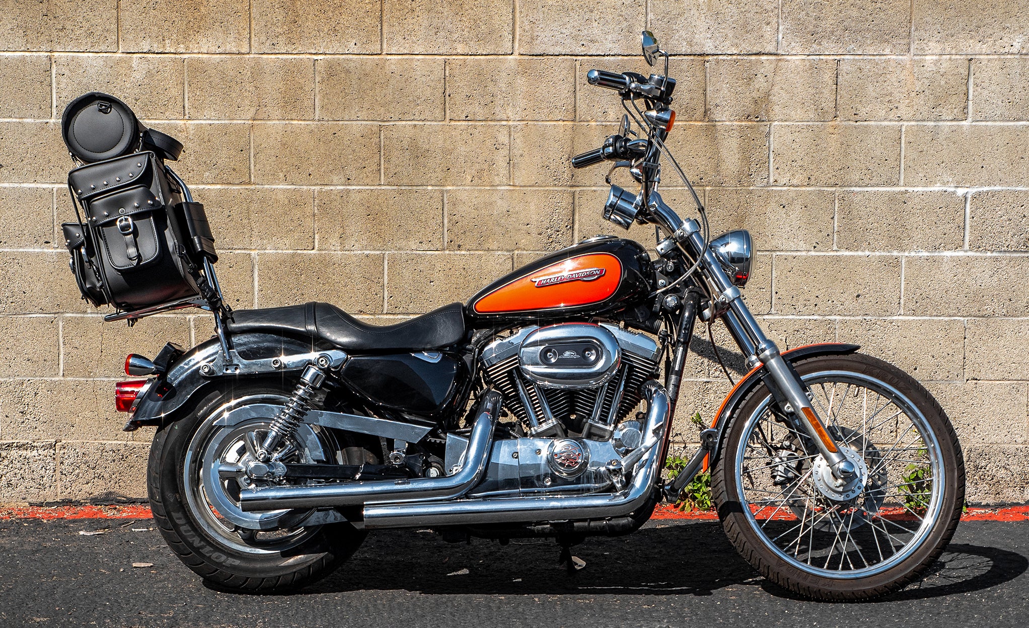 viking-revival-series-large-kawasaki-studded-motorcycle-leather-tail-bag @expand