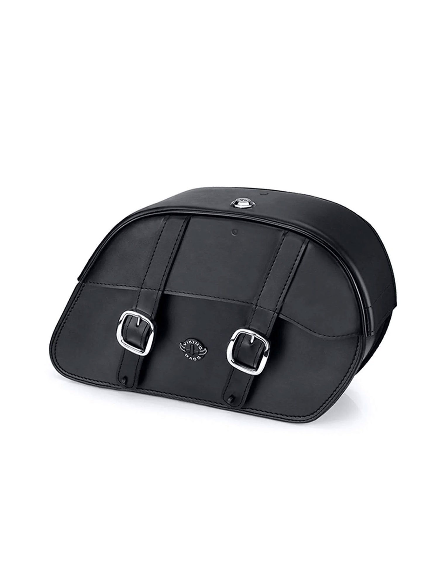 22L - Skarner Medium Lockable Leather Motorcycle Saddlebags for Harley Softail Low Rider S FXLRS