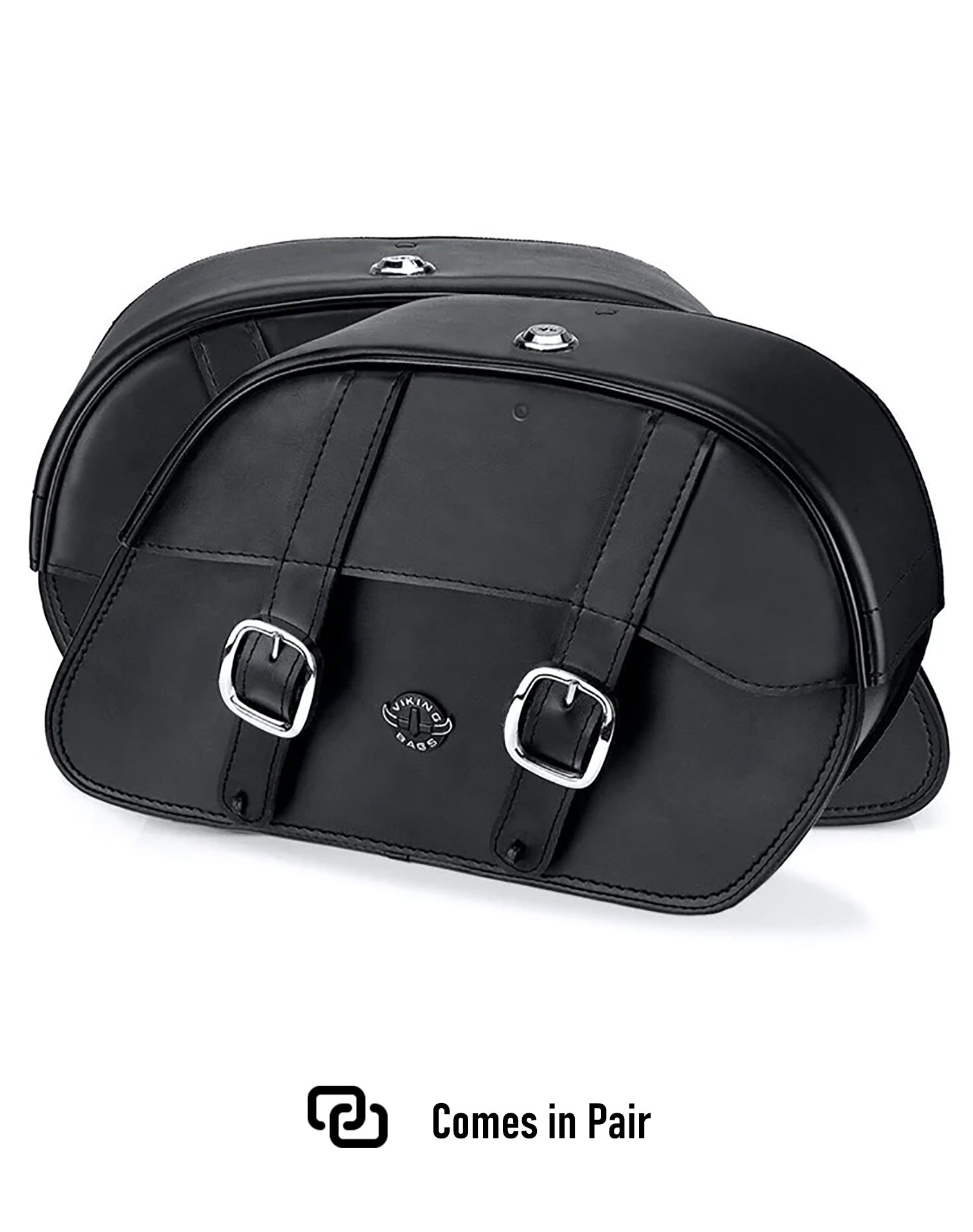 Locking leather online saddlebags