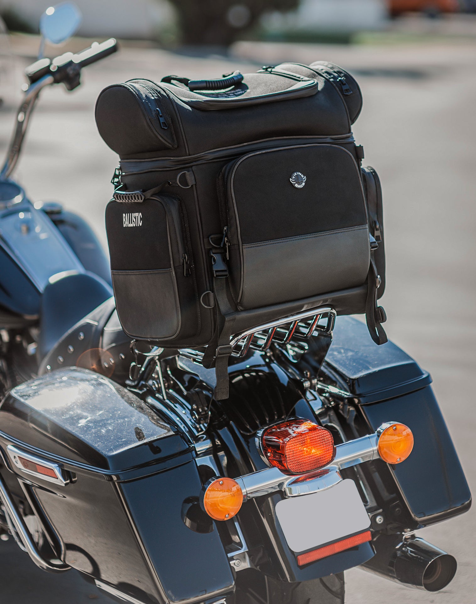 57L - Voyage Premium XL BMW Motorcycle Sissy Bar Bag