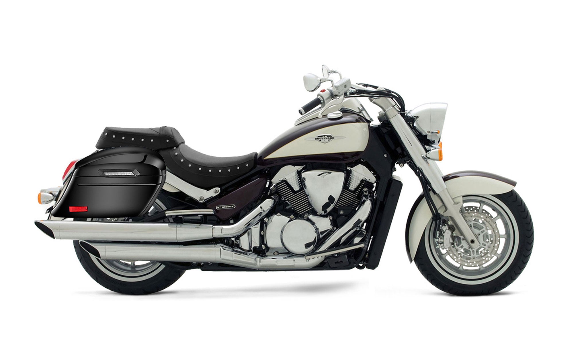 Suzuki boulevard best sale hard saddlebags