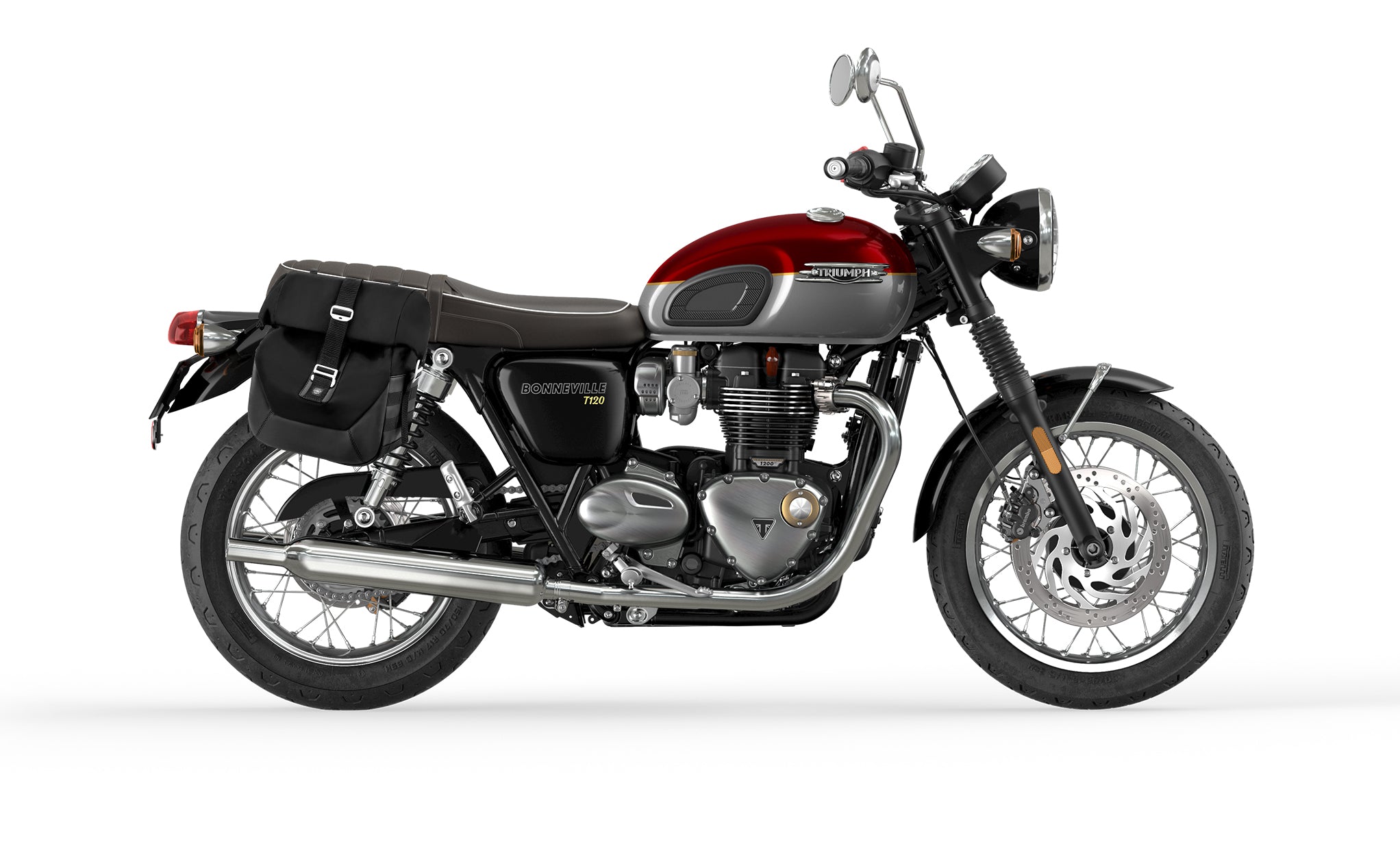 Triumph thruxton 900 discount saddlebags