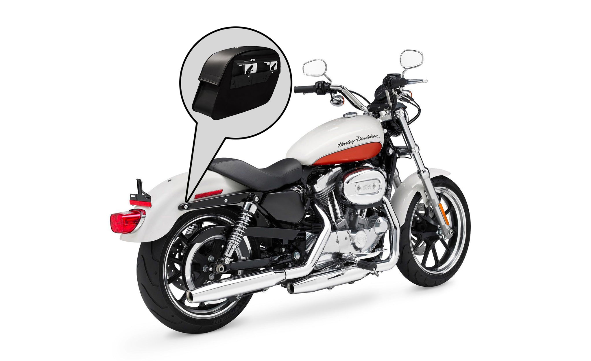 Viking Saddlebags Quick Disconnect System For Hyosung GV250 Aquilla @expand