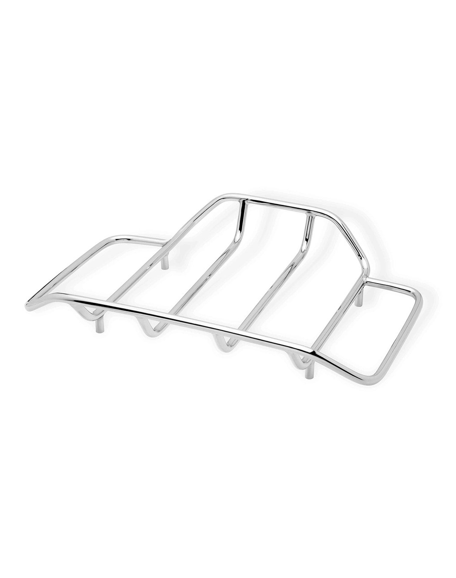 Viking Voyage Tour Pack Luggage Rack for Harley Street Glide Chrome Side View