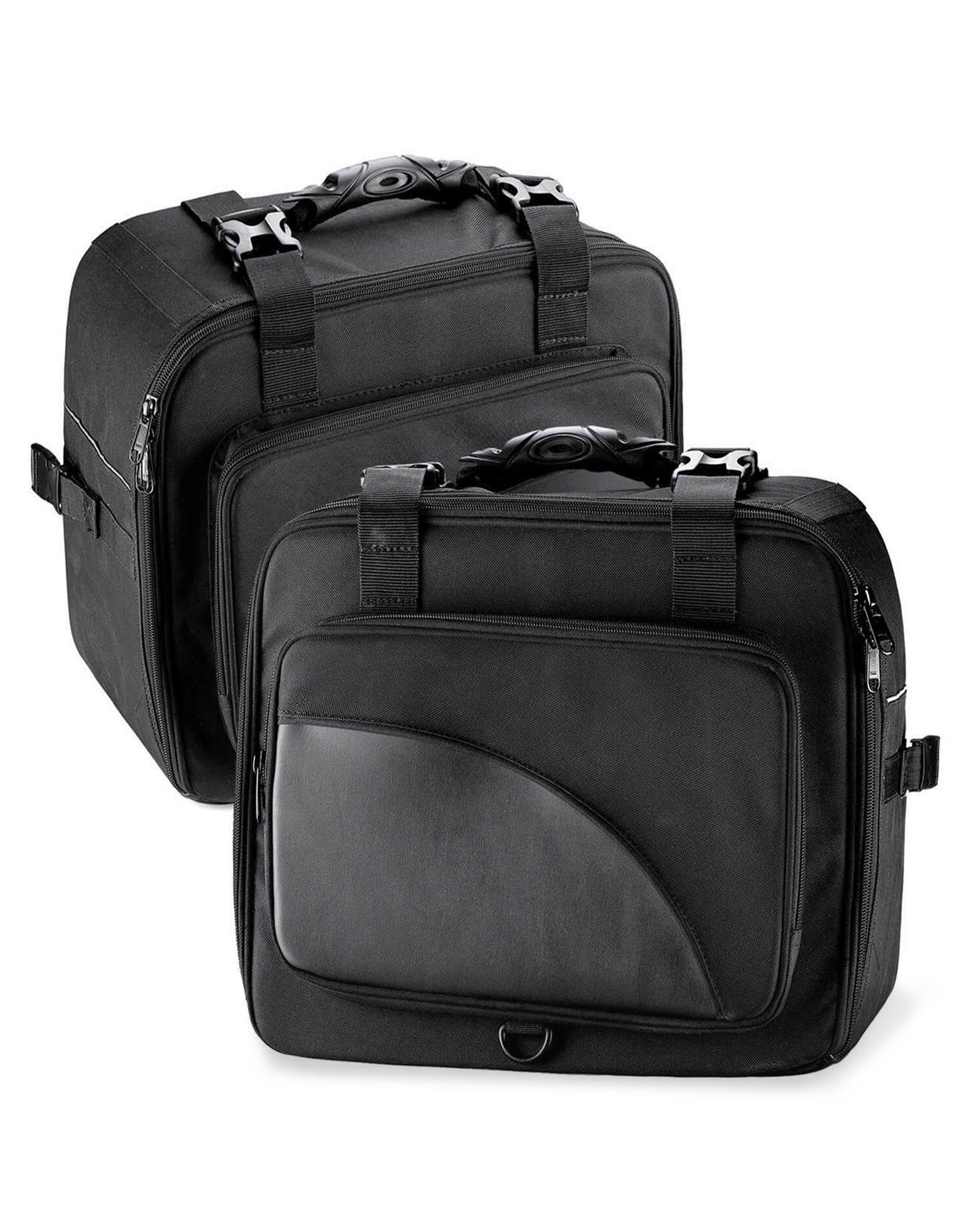 Viking Large Black Street/Sportbike Saddlebags 